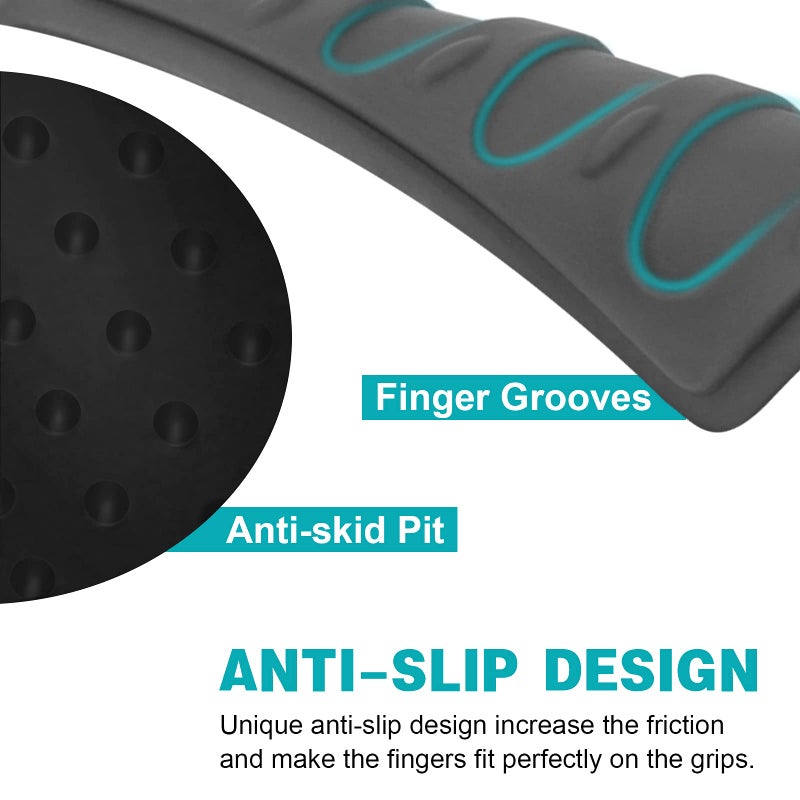 TRELC Antislip Bicycle Handlebars Grips Protector for Bicycle/Mountain Bike/Road Bike/Folding Bike (Black+Grey) - Image 3